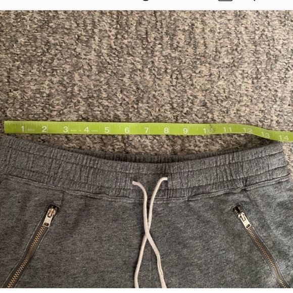 Hollister Cozy Gray Jogger Pants  Zipper Pockets Elastic With Tie Waist Women’s - Picture 6 of 9